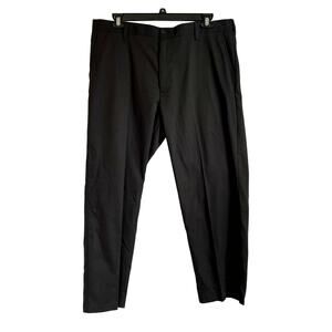 Dockers Pants Men's W40X L30 Classic Fit Flat Front Chinos Black Pockets Casual